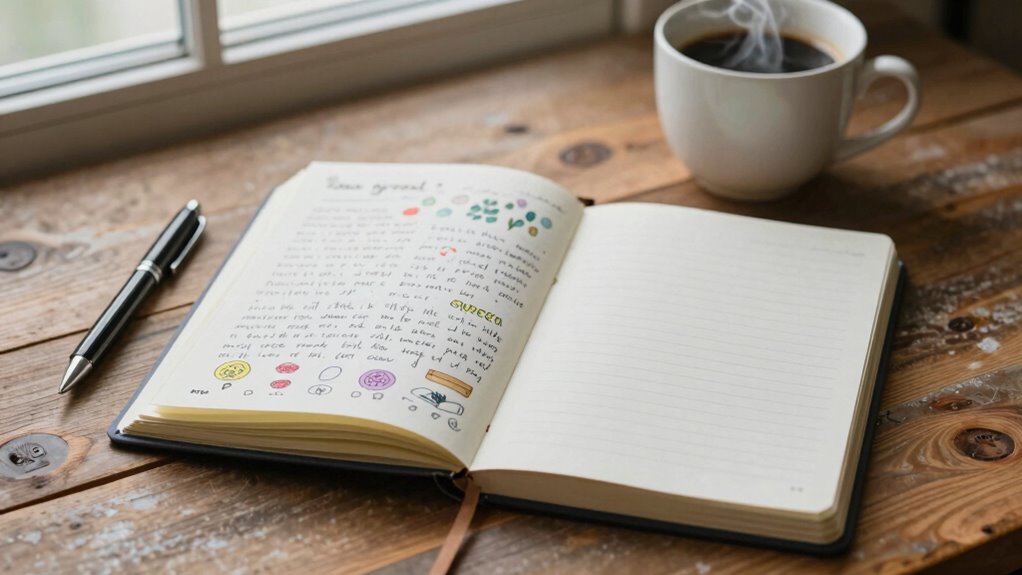 maintain consistent journaling habits