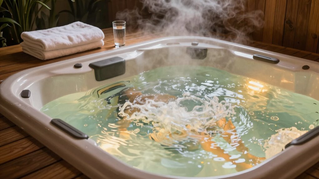 maintain safe hot tub temperatures