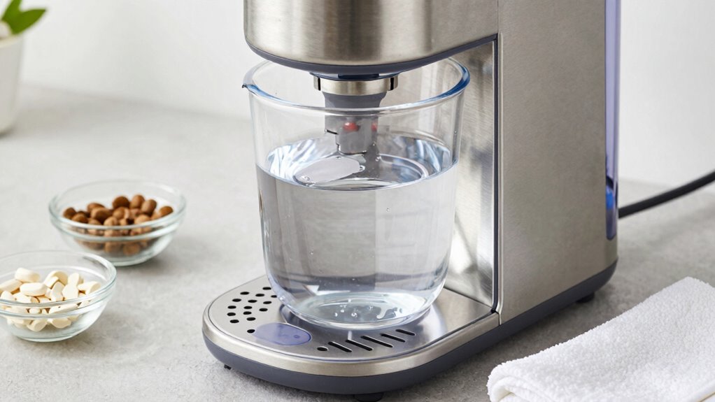 minerals in distilled water