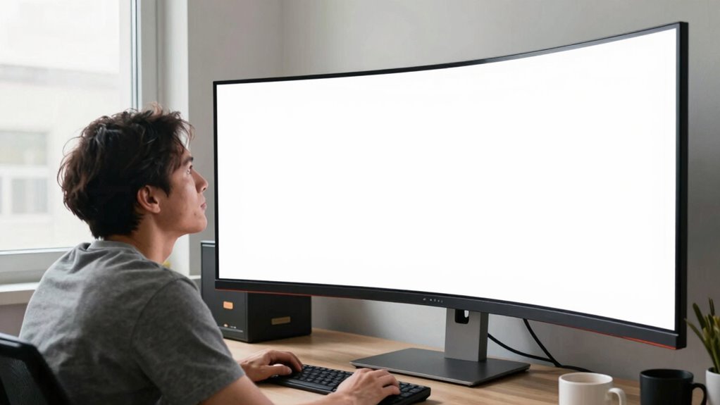 optimal monitor setup prevents neck strain