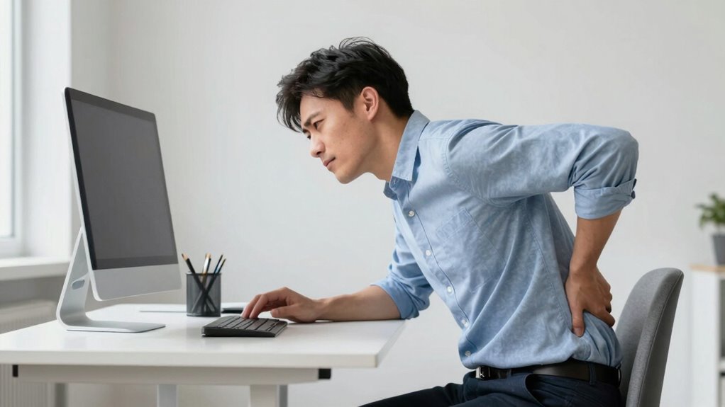 proper desk and posture