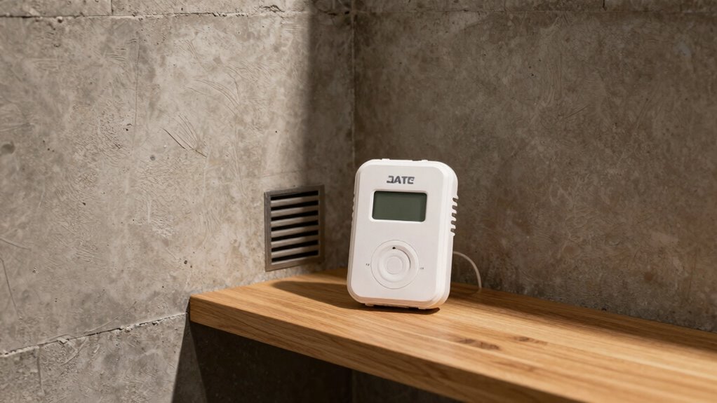 proper radon detector placement