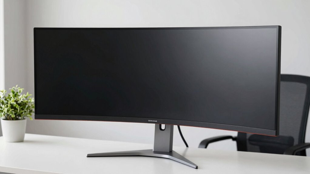 proper ultrawide monitor positioning
