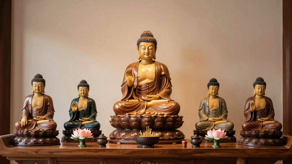 respectful buddha display setup