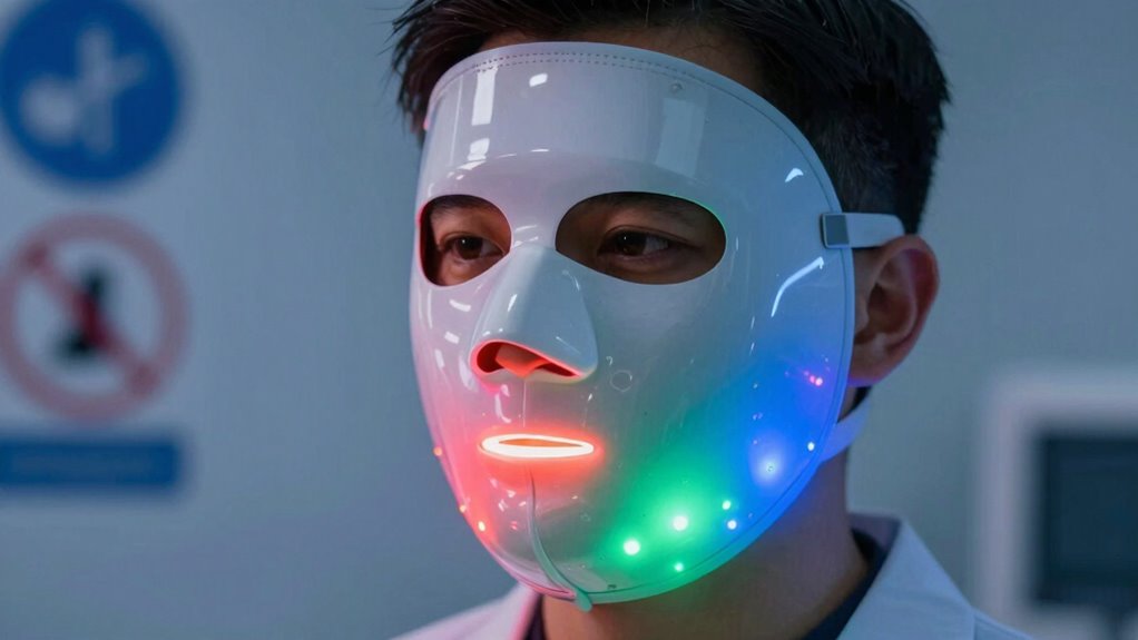 safe led mask usage