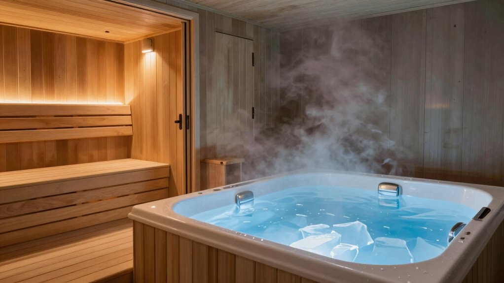 sauna cold plunge routine