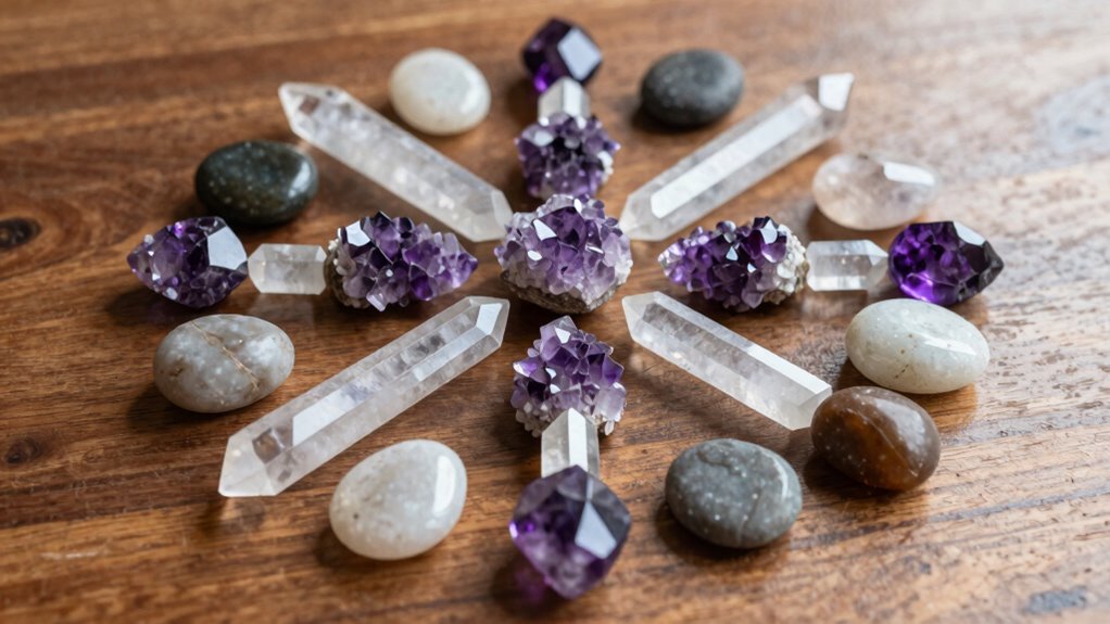 selecting optimal crystal arrangements