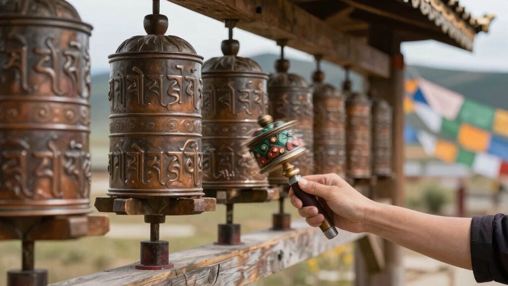 spinning prayer wheel mindfulness