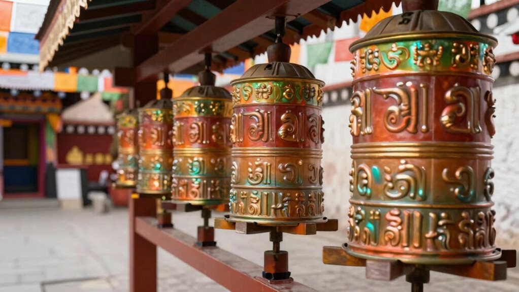 spinning symbolizes compassion and wisdom