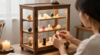 8 Best Curio Cabinets for Spiritual Decor in 2026