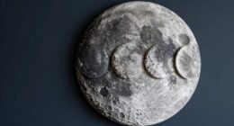celestial moon phase art