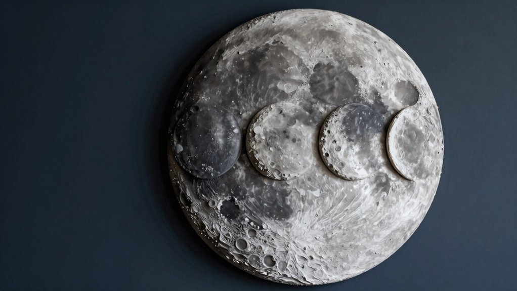 celestial moon phase art