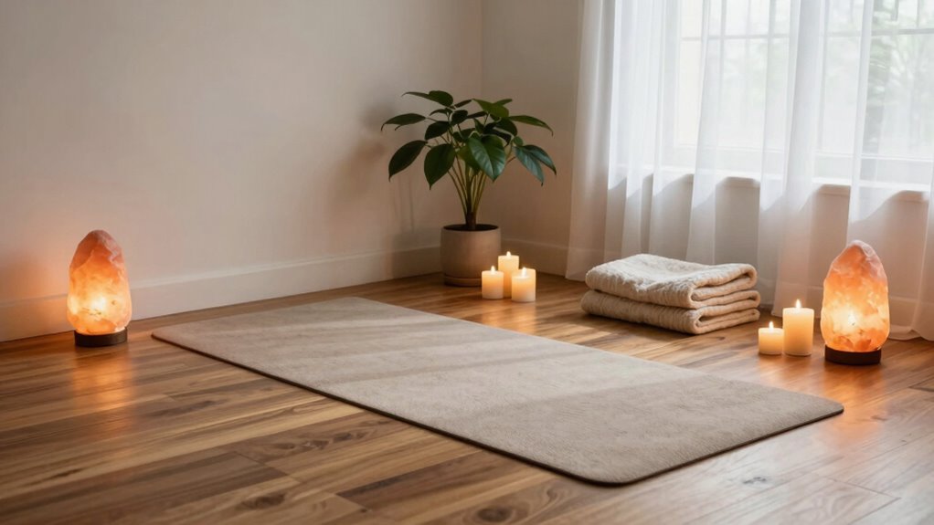 create calming self care sanctuary