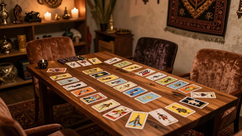 dedicated ritual tarot space
