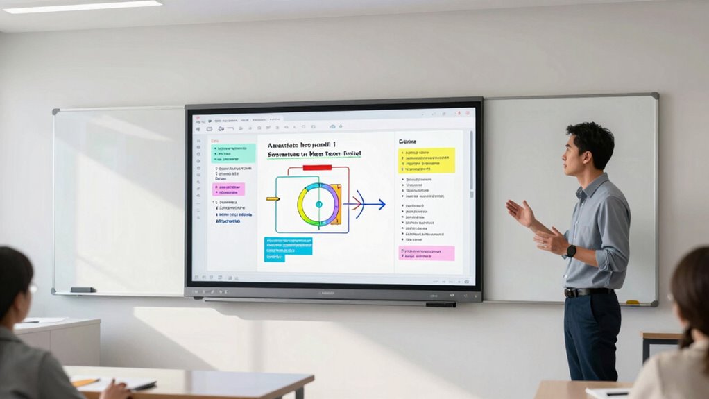 digital whiteboards enhance solo teaching