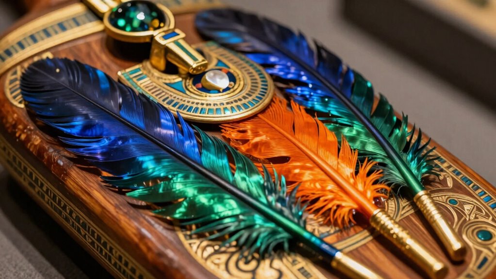 feathers symbolize divine justice