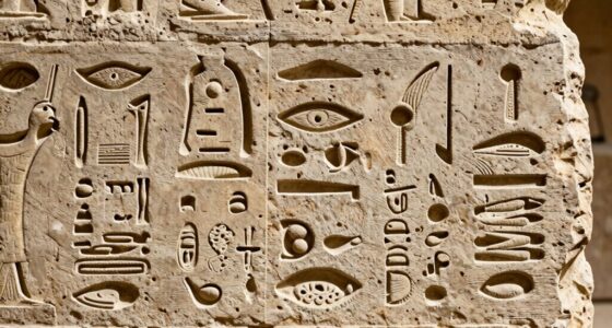 hieroglyphs as language symbols