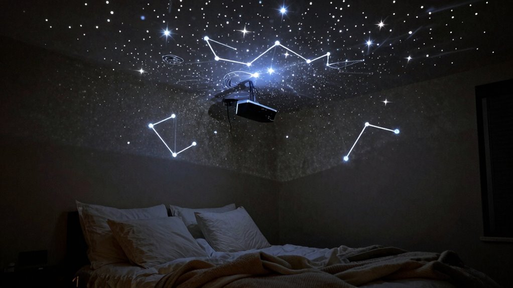 indoor celestial star display