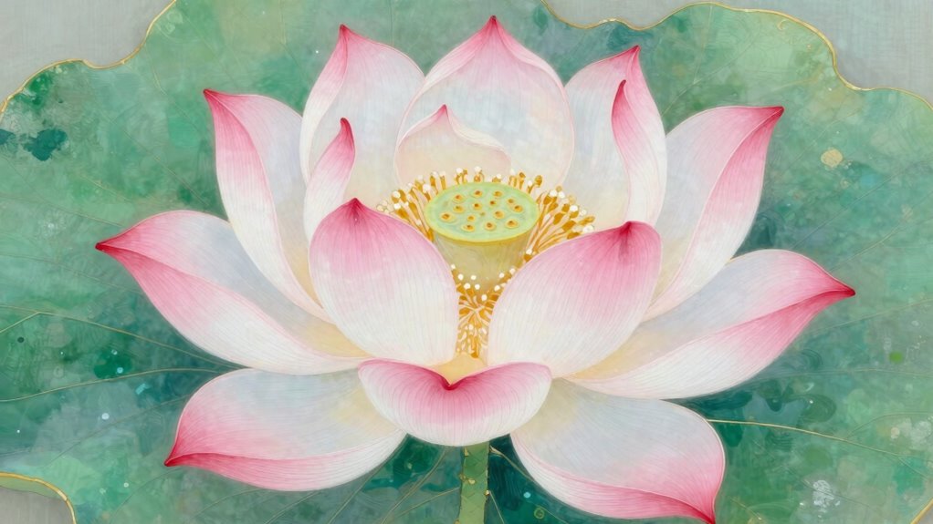 lotus symbolizes growth and transformation