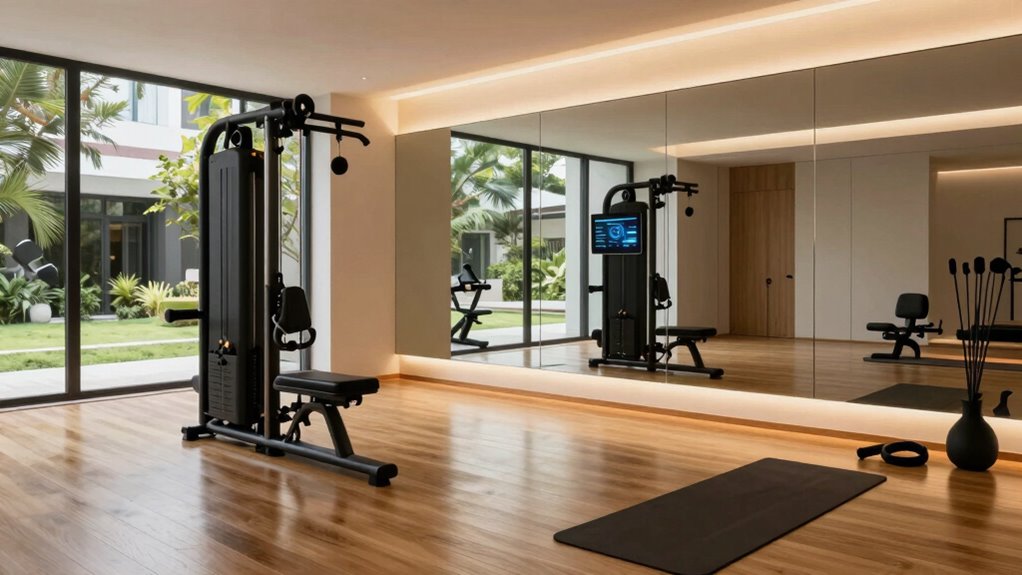 luxury home fitness technology
