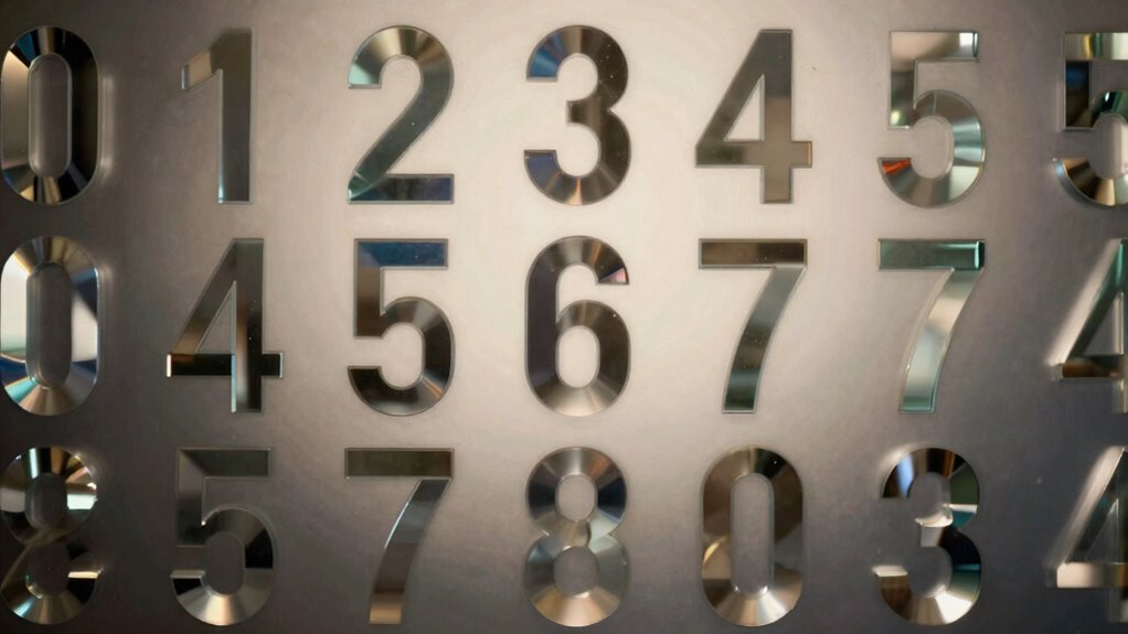 mirrored numbers symbolize harmony