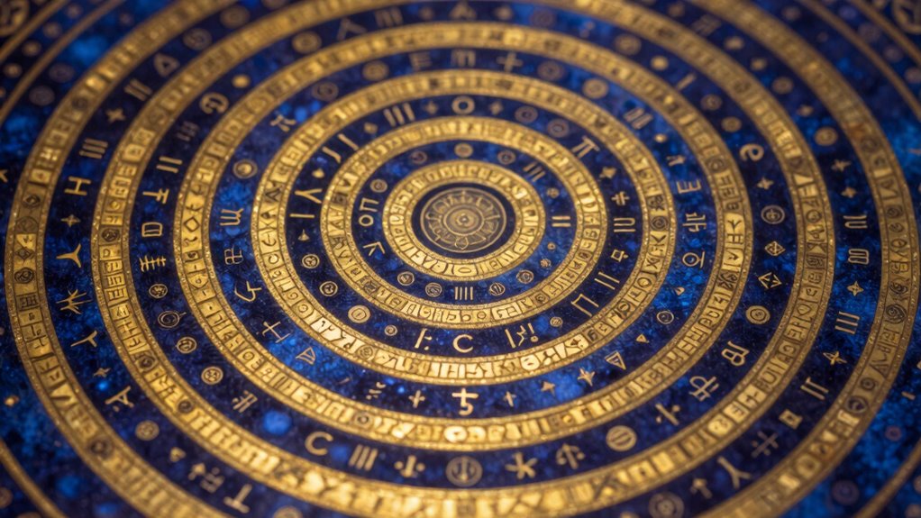 mystical concentric symbolism