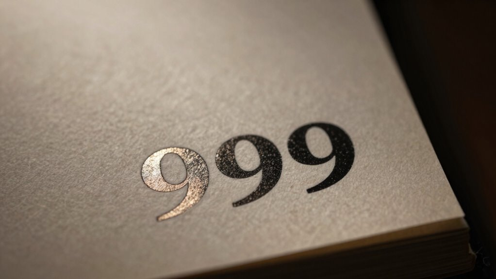 number symbolizing conclusion