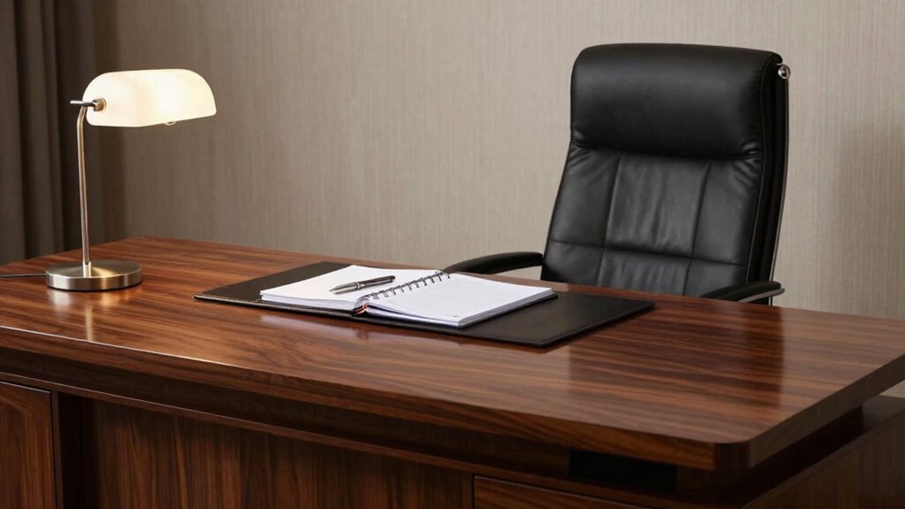 organized workspace boosts confidence
