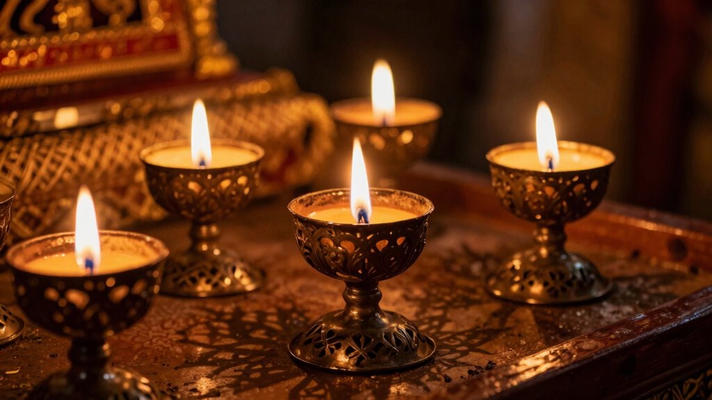 sacred candle holder symbolism