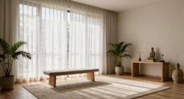 serene clutter free calming space