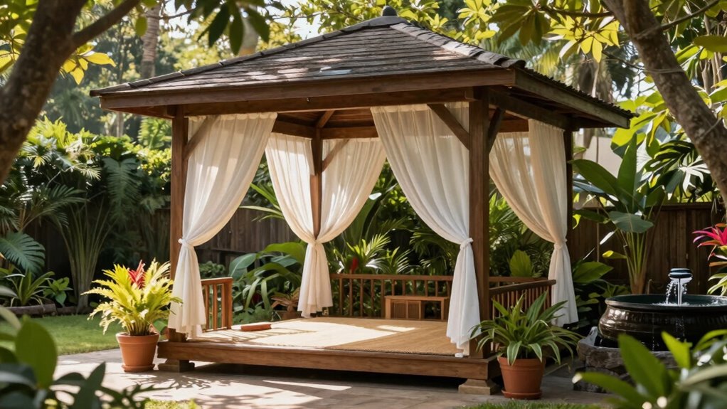 serene outdoor meditation retreat