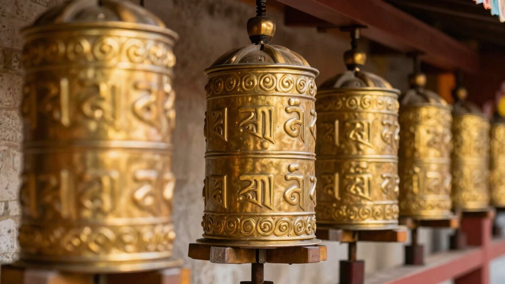 spinning symbols of prayer