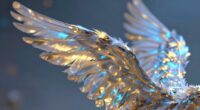 wings symbolize transcendence and freedom