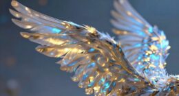 wings symbolize transcendence and freedom