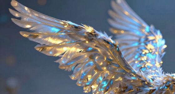 wings symbolize transcendence and freedom
