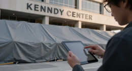 Judge asks the Kennedy Center to explain tarps covering the building