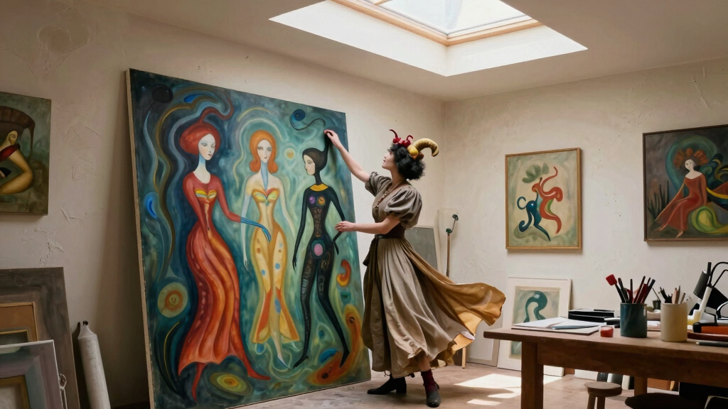 Surreal Figures Step from Leonora Carrington’s Paintings into ‘Shape of Dreams’