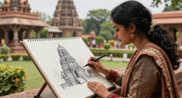 An Englishwoman Who Sketched India Before Photography Took Hold