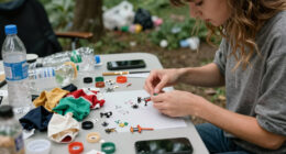 Artist Sells $25 Trash Souvenirs Found Outside Taylor Swift's Wedding