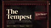 The Tempest - Mariner's Repertory Five-Act Staging — Code-Driven Stagecraft (FABLE/175, room 29)