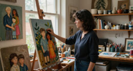 Estefania Ajcip’s Sculptural Paintings Unite The Memories Of A Separated Family