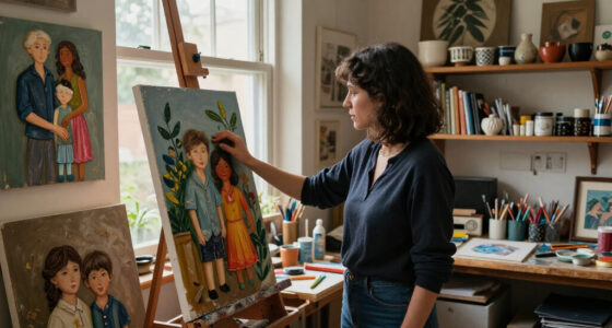 Estefania Ajcip’s Sculptural Paintings Unite The Memories Of A Separated Family