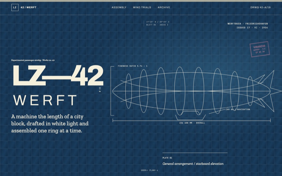 LZ-42 Werft — Cyanotype Airship Works (FABLE/175)