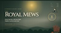 The Royal Mews — Falconry House, Est. 1487 — Layered CSS and Inline SVG (FABLE/175, room 52)