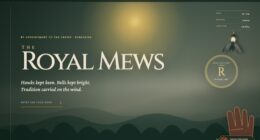 The Royal Mews — Falconry House, Est. 1487 — Layered CSS and Inline SVG (FABLE/175, room 52)