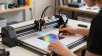 Making Holograms With A Pen Plotter