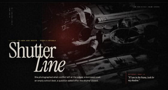 Shutter Line — The Unprinted Work of Mara Venn — Absence-Driven Interface (FABLE/175, room 121)