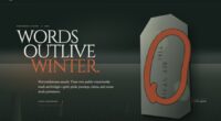 The Runestone Field — Carve Words Into Winter — SVG Carving Animation (FABLE/175, room 81)