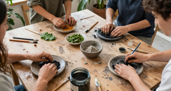 Four Artists Exploring Sustainable Alternatives To Synthetic Art Supplies
