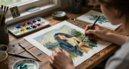Watercolors By Kelogsloops Traverse The Emotional Terrain Of Love And Loss